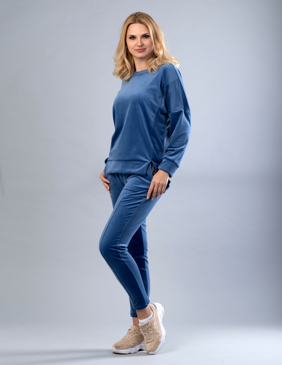 bluza welurowa